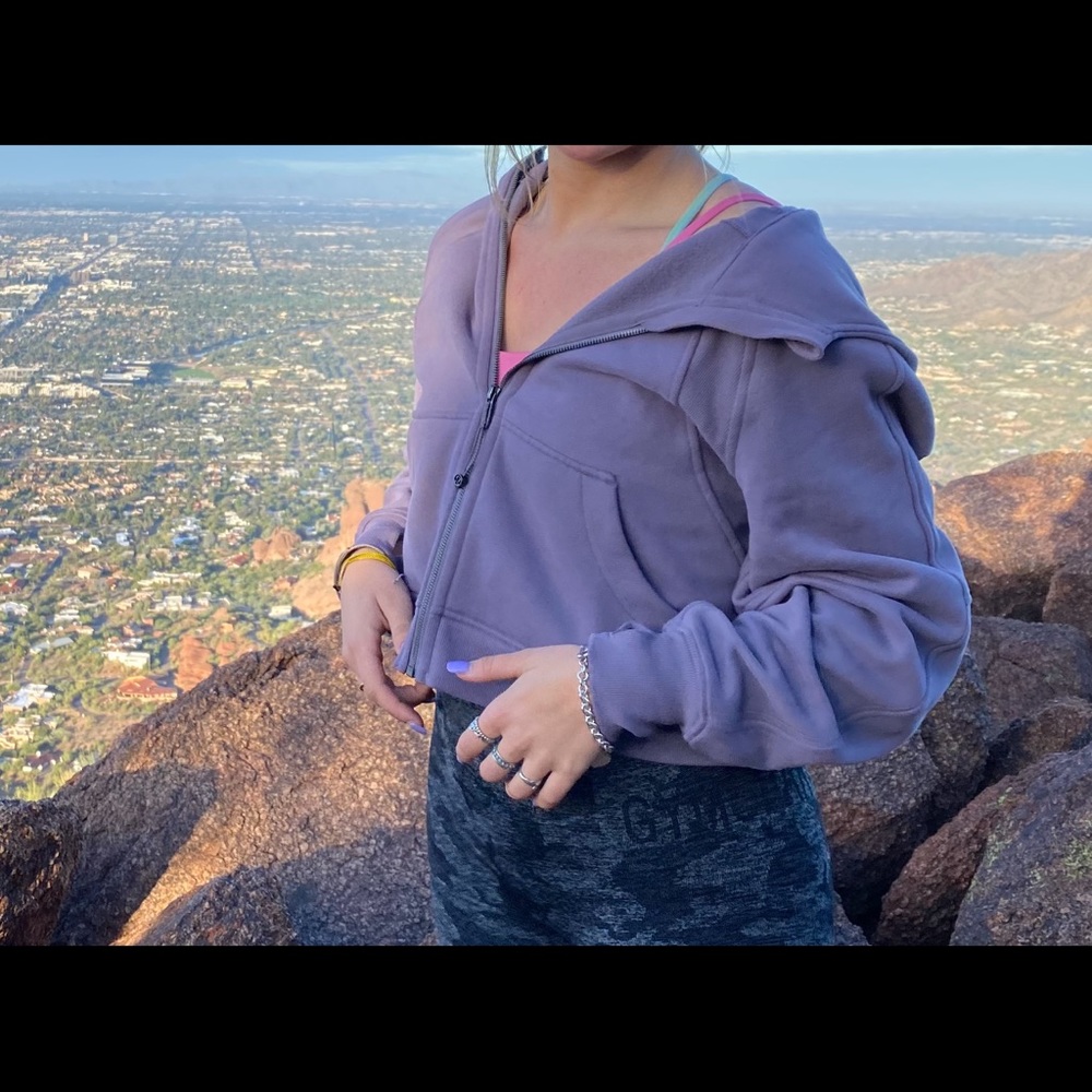 Lulu Lemon full zip scuba hoodie